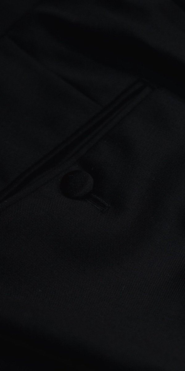 Complet Tuxedo Oeil-de-Perdrix Gris Foncé