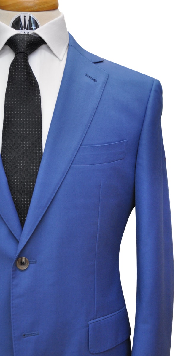 Lapis Blue Wool Suit