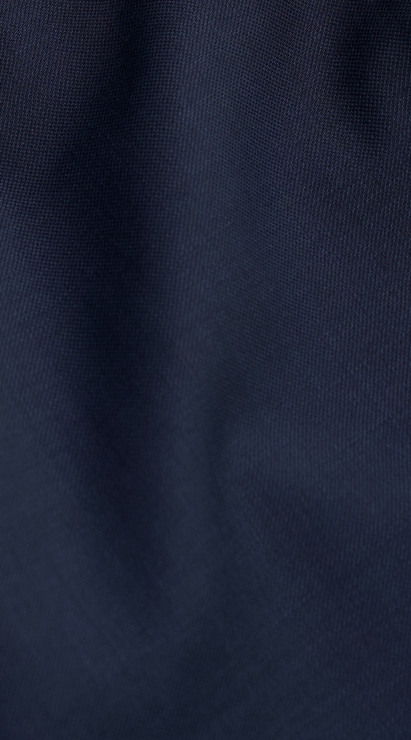 Space Blue Sharkskin Wool Suit