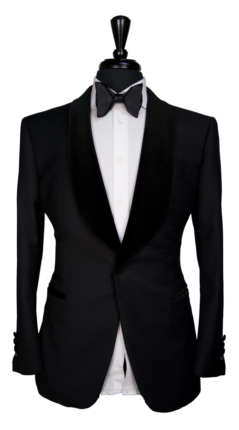 Tuxedo Texturé Pois Noirs
