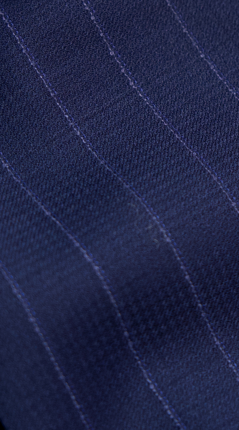 Cobalt Blue Pinstripe Suit