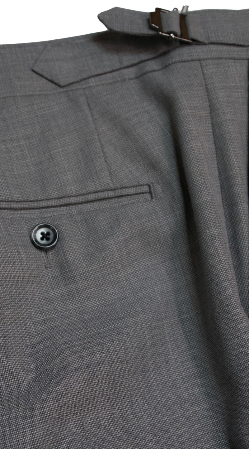 Complet Toile Grise Métallique Unie 