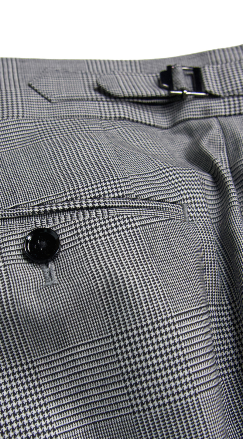 Complet bleu birdseye en laine