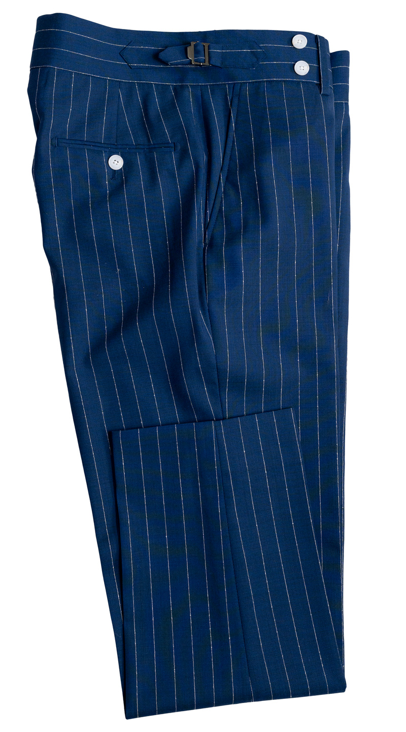 Complet Bleu Royal Rayures