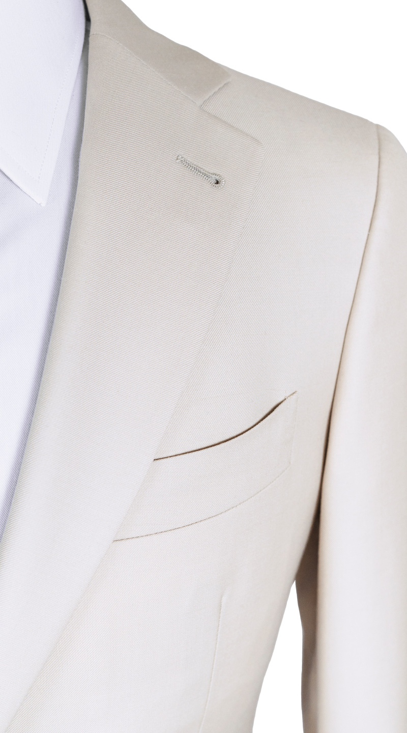 Vanilla Cream Wool Suit