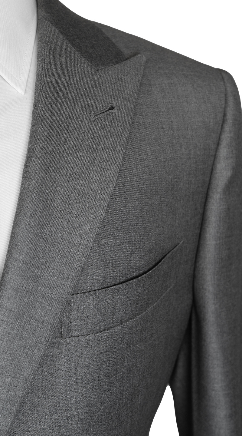 Graphene Grey Wool Suit