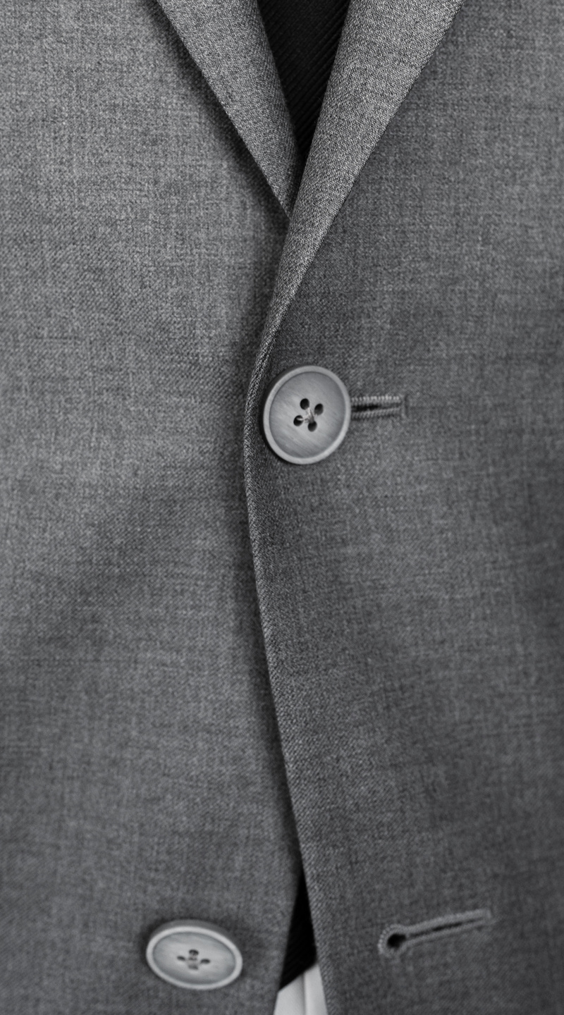 Graphene Grey Wool Suit