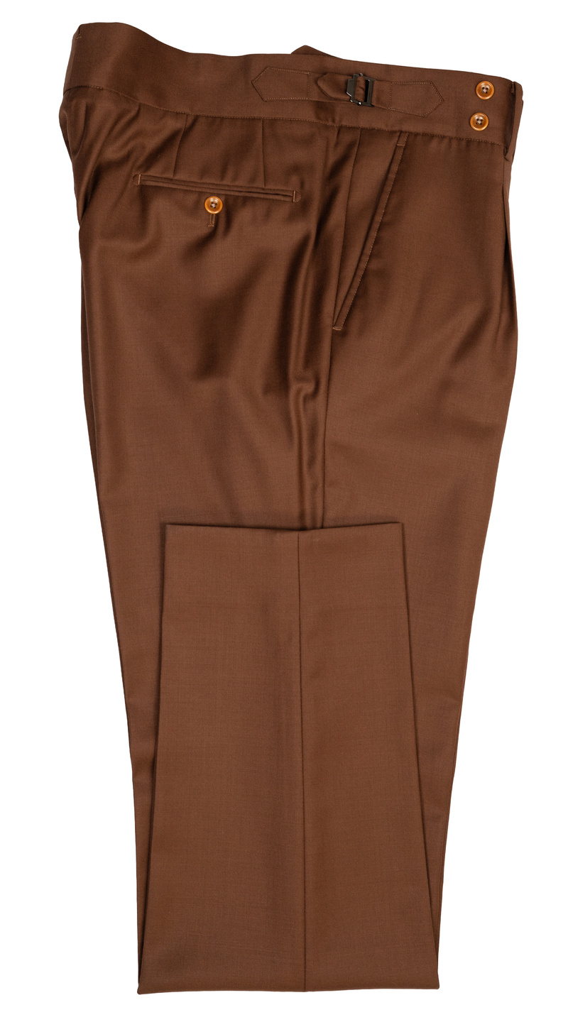 Terra Brown Three-Piece Suit 