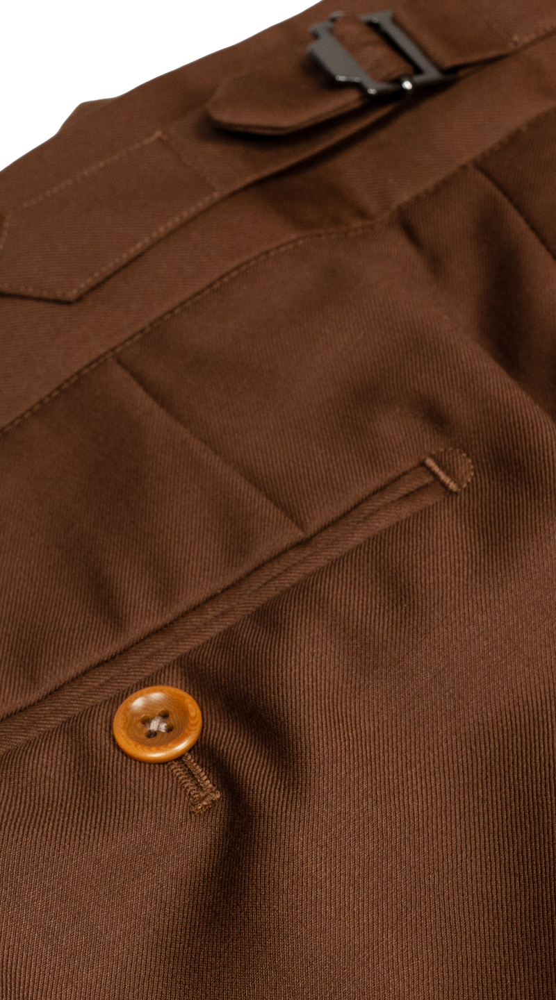 Terra Brown Three-Piece Suit 