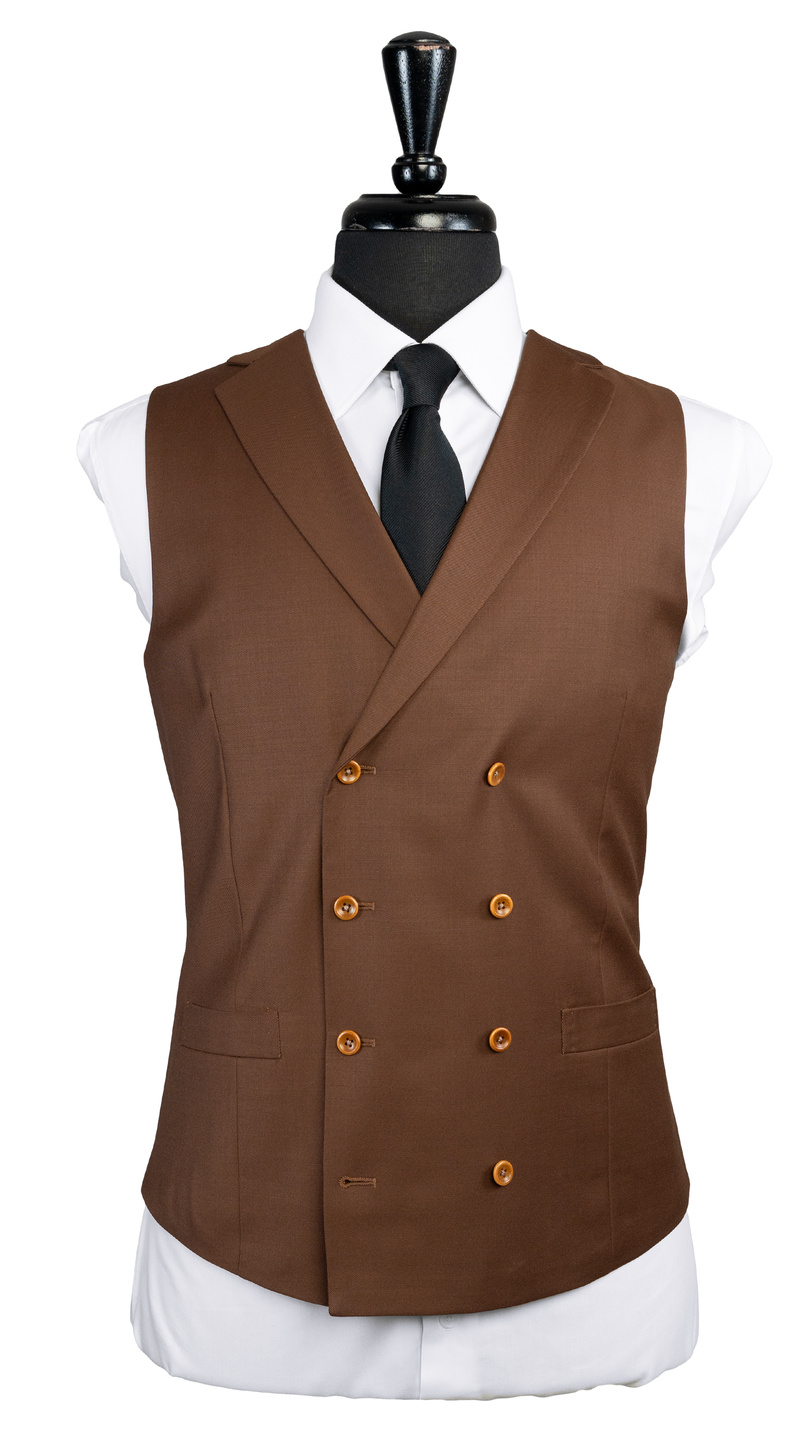 Terra Brown Three-Piece Suit 