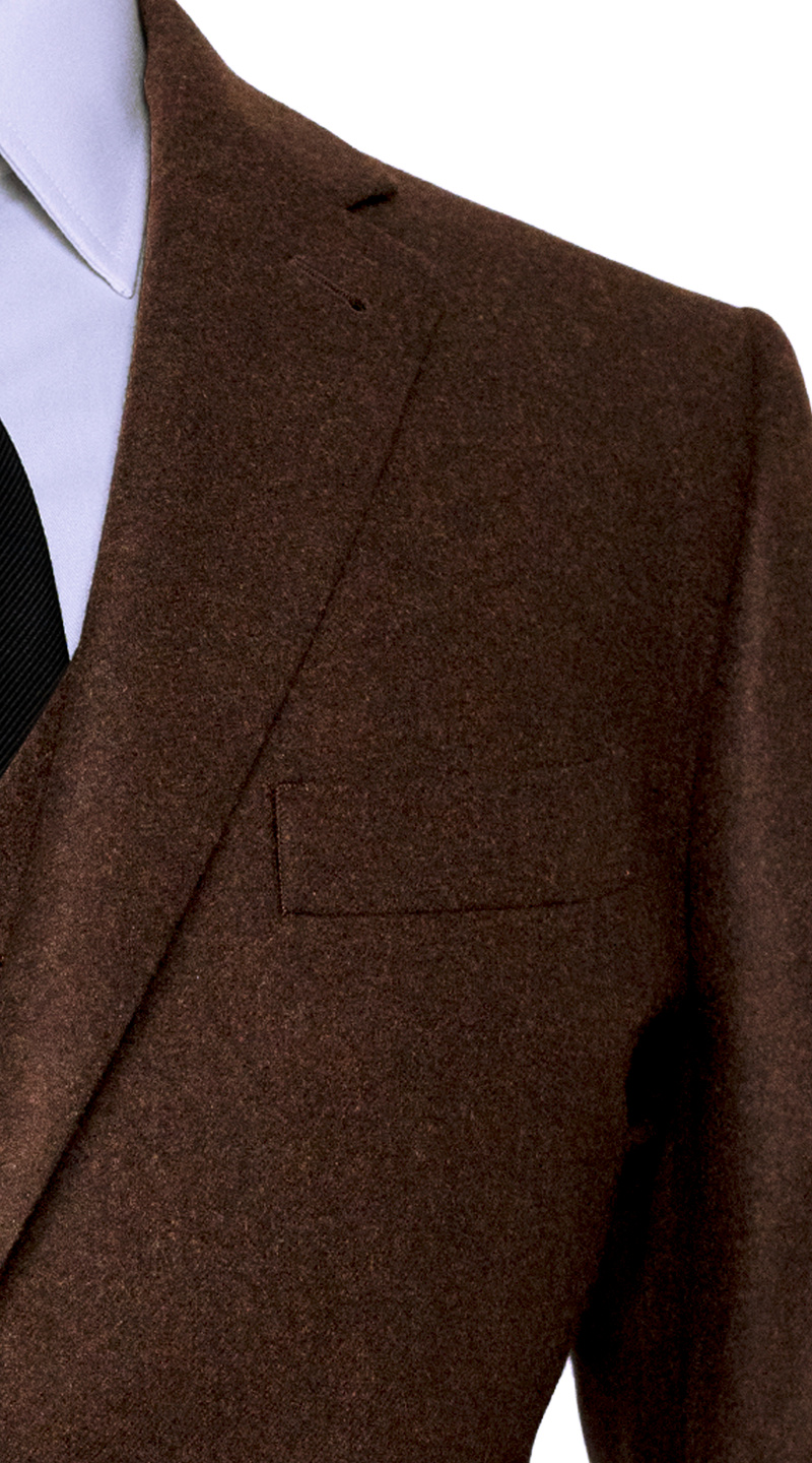 Complet Laine Brun Marron