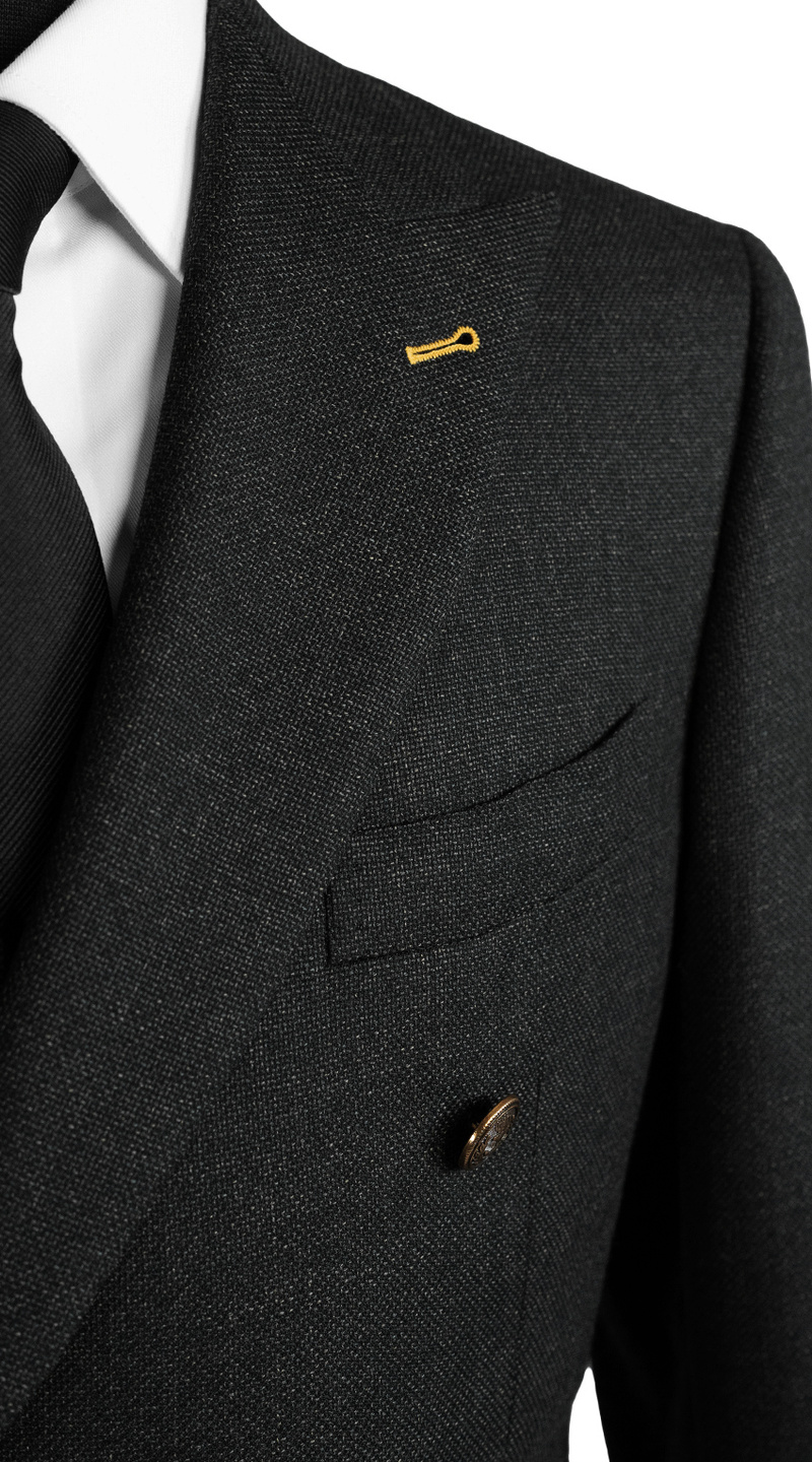 Complet Croisé Obsidian Charcoal