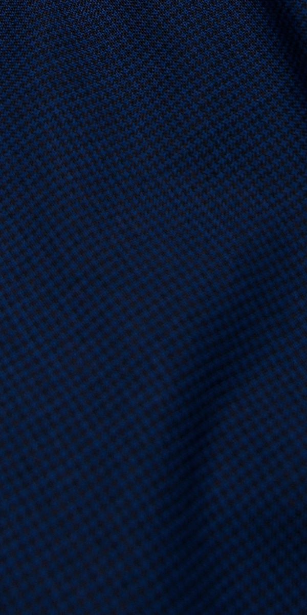 Blue Houndstooth Comfort Wool Suit