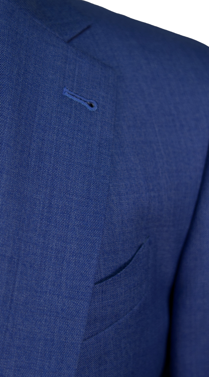 Complet bleu birdseye en laine