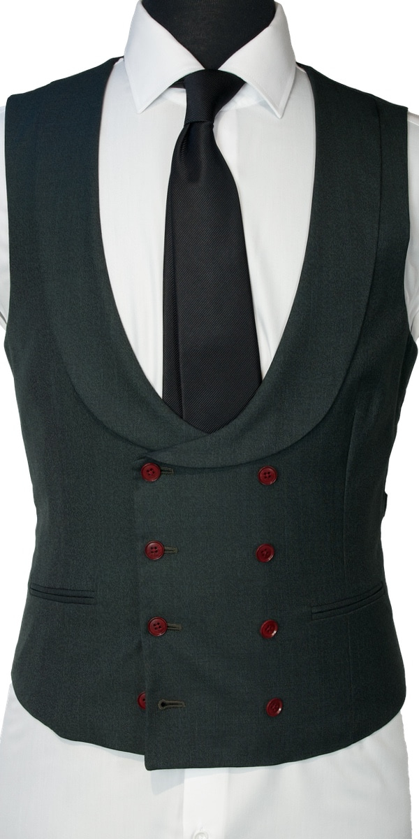 Complet Laine Vert Foncé