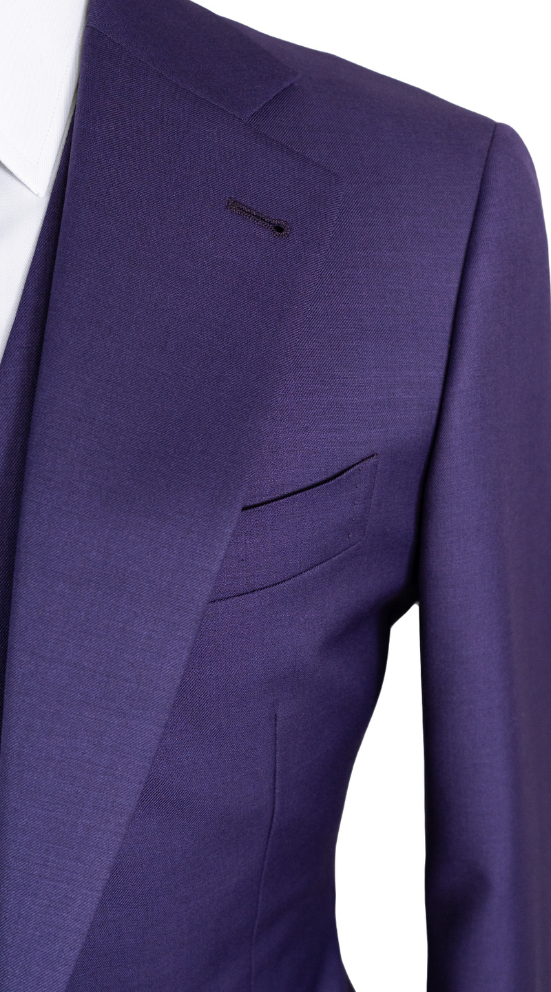 Complet Laine Violet Améthyste