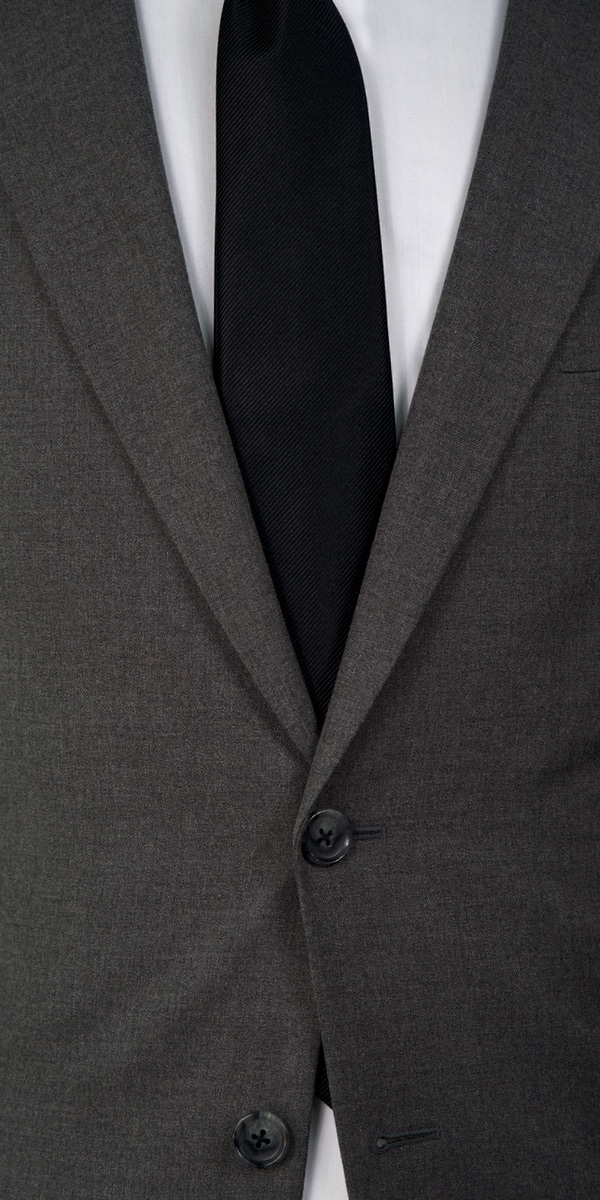 Complet Laine Gris Charbon