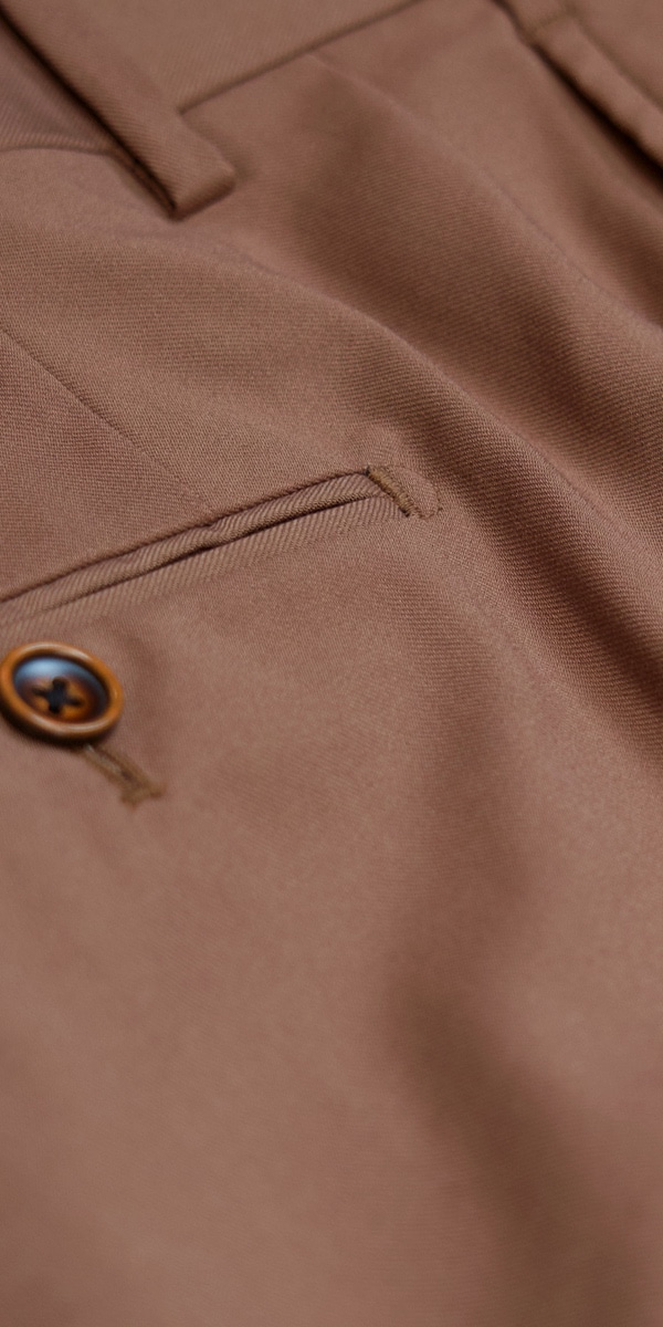 Complet Laine Brun Fauve