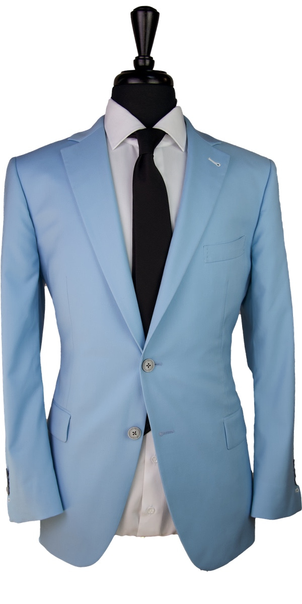 Complet bleu birdseye en laine