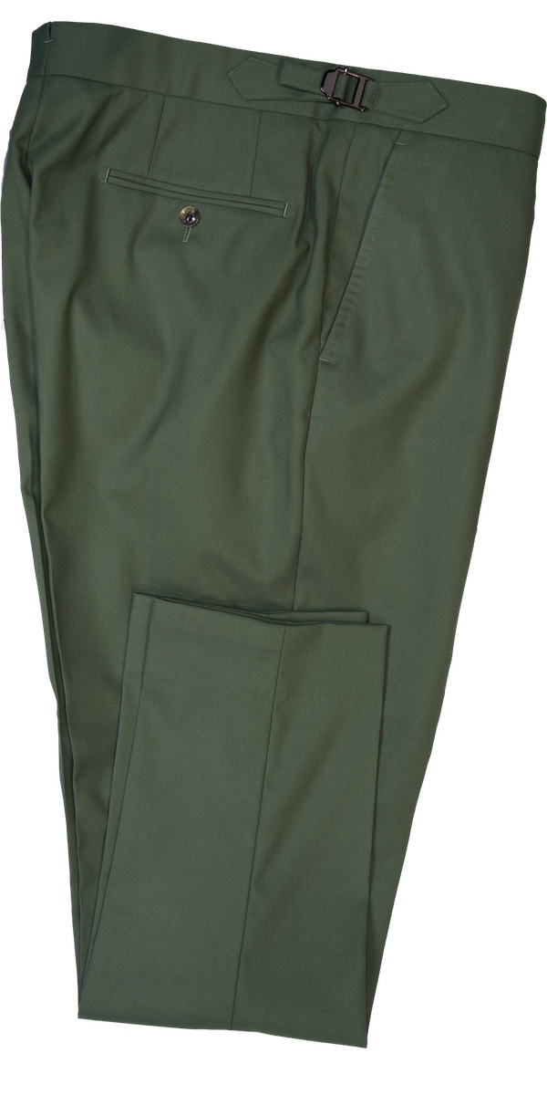 Olive Green Wool Suit