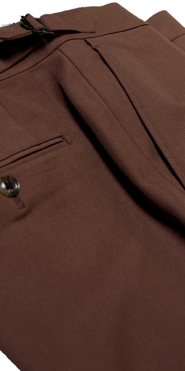 Cinnamon Brown Wool Suit