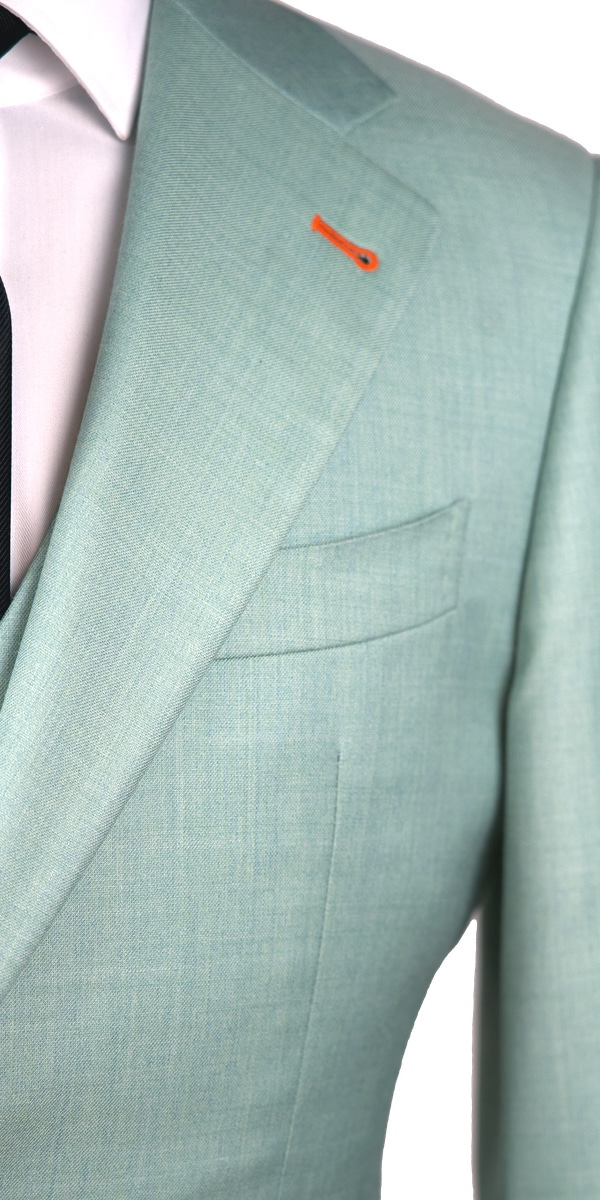 Teal Wool Suit