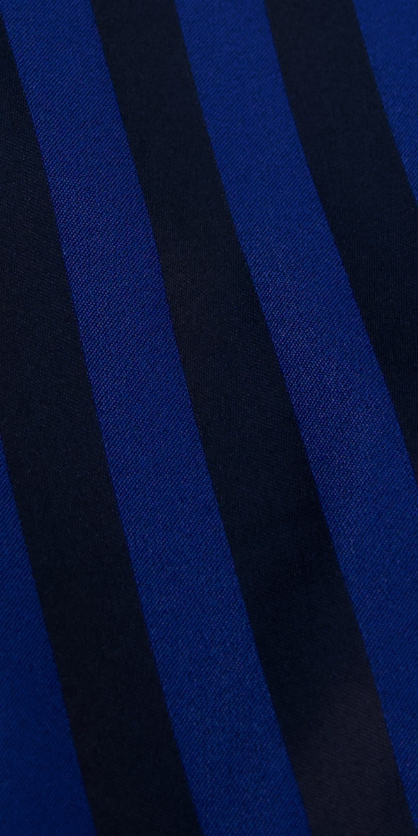 Complet Rayé Bleu Royal Bleu Marine 