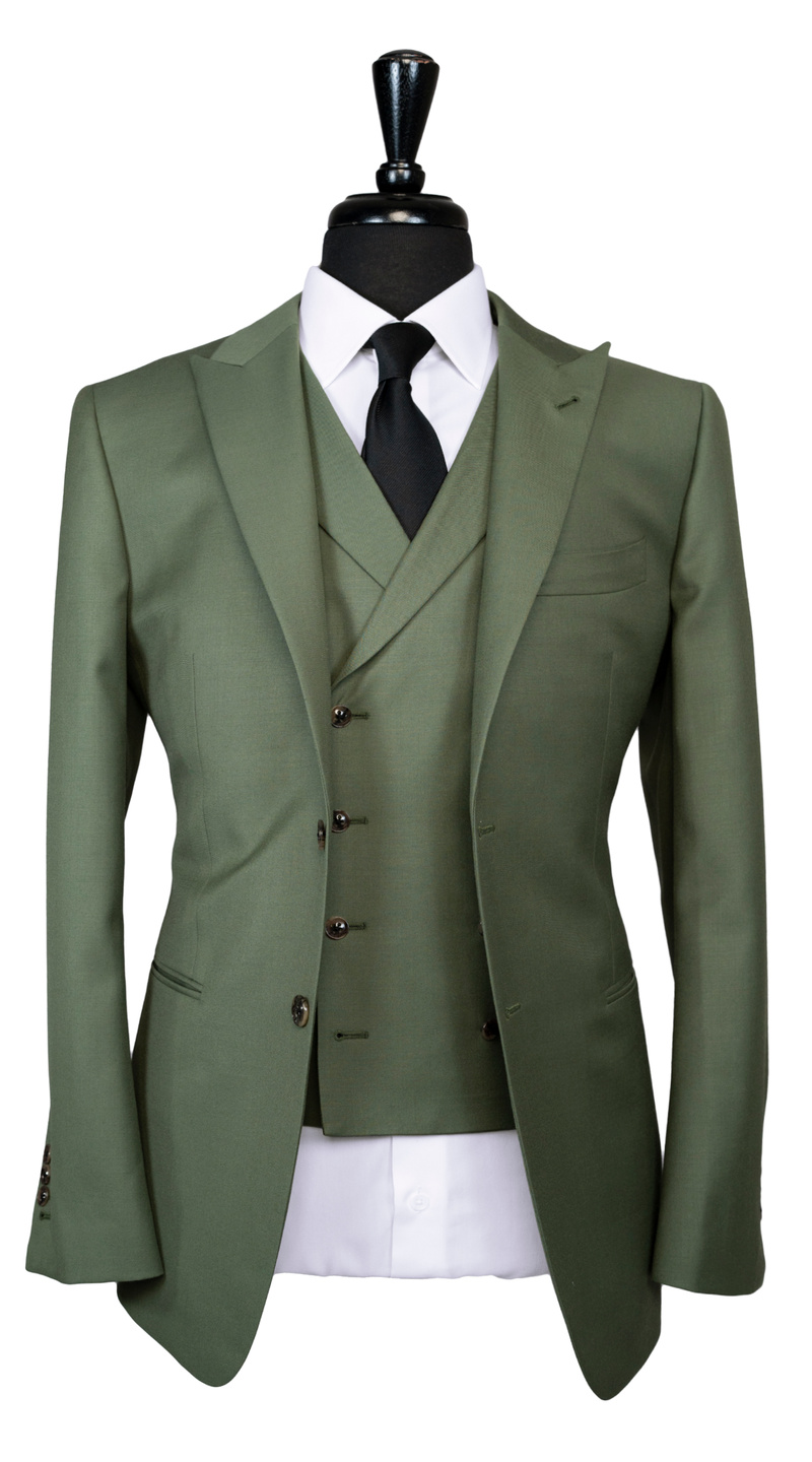 Sage Green Three-Piece Suit 