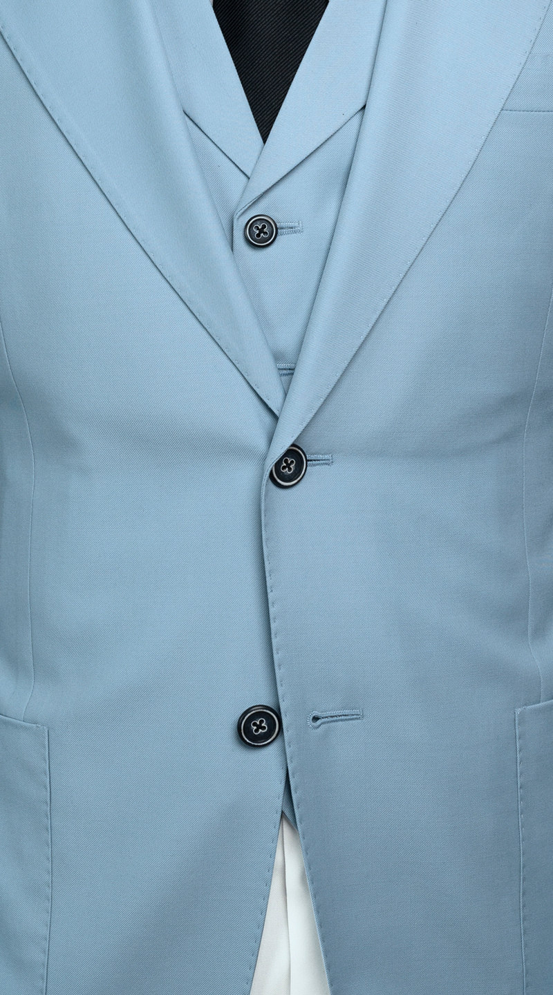 Baby Blue Three-Piece Suit