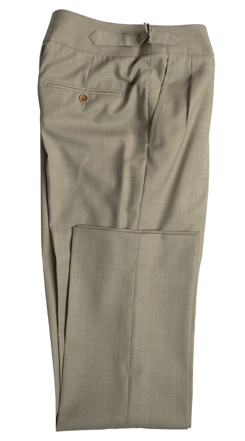 Taupe Beige Wool Suit