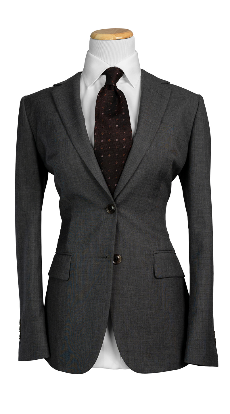 Classic Gray Denim Suit