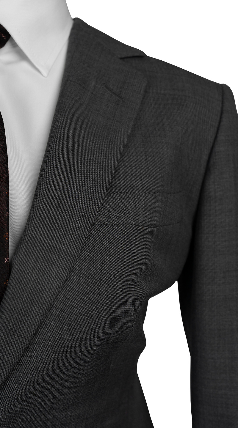 Classic Gray Denim Suit