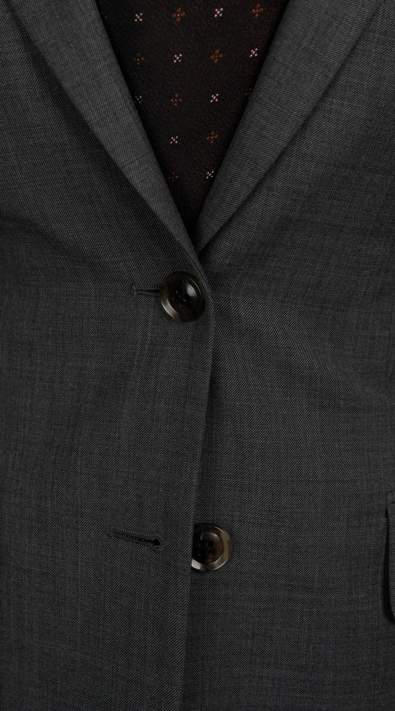Classic Gray Denim Suit