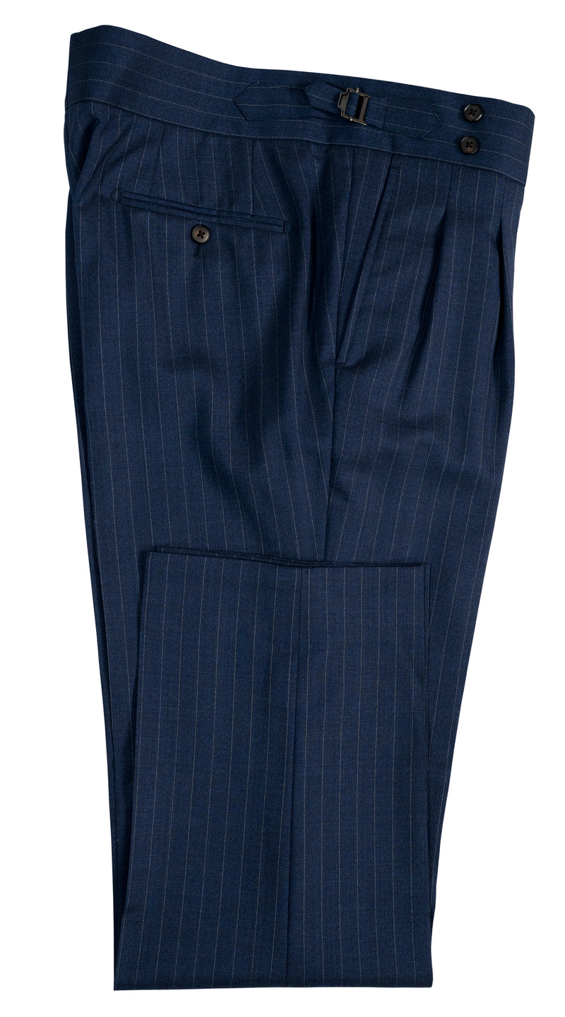 Ocean Blue Pinstripe Suit