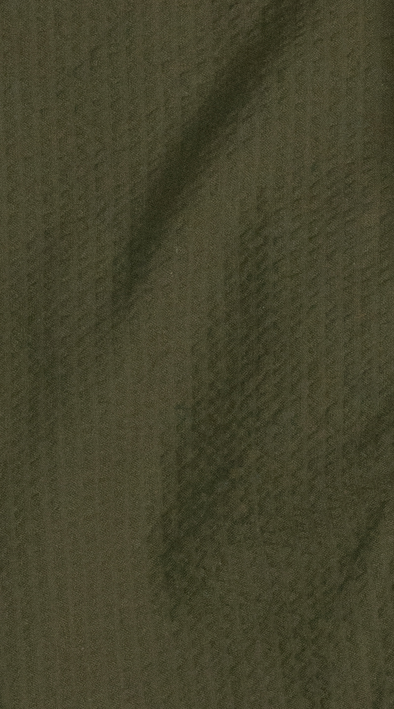 Complet Seersucker Vert Armée