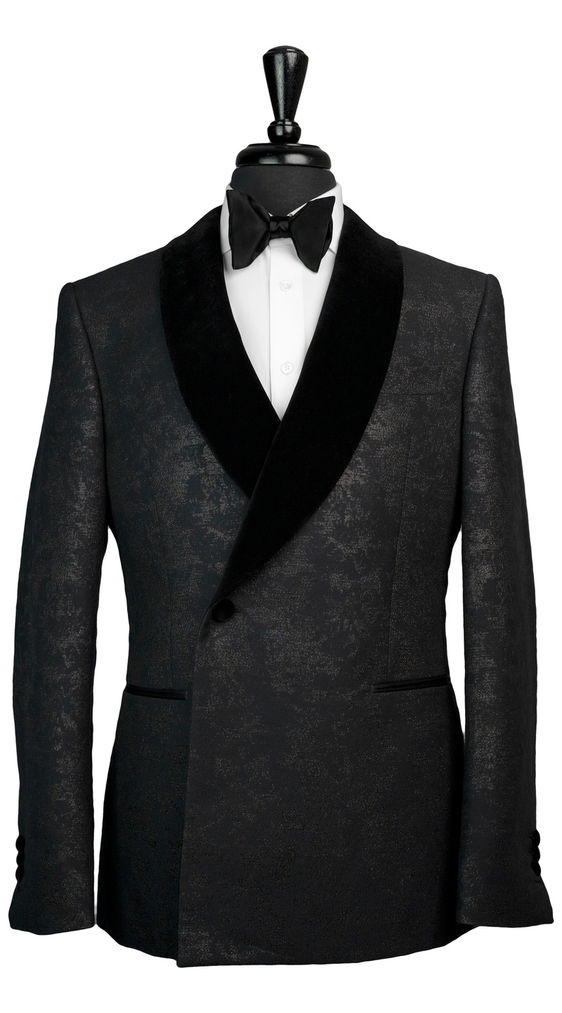 Tuxedo Velours Noir Corbeau