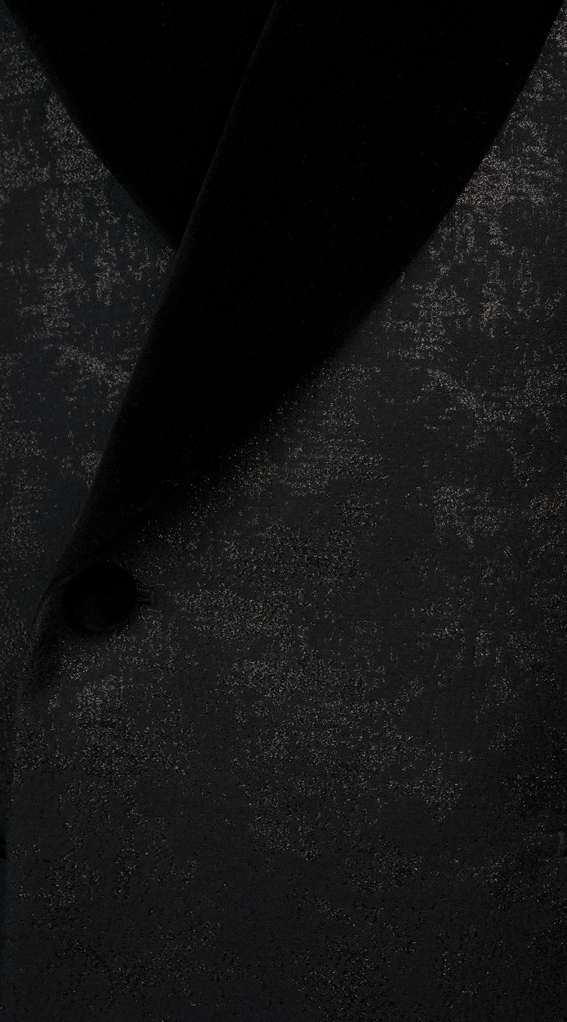 Tuxedo Velours Noir Corbeau