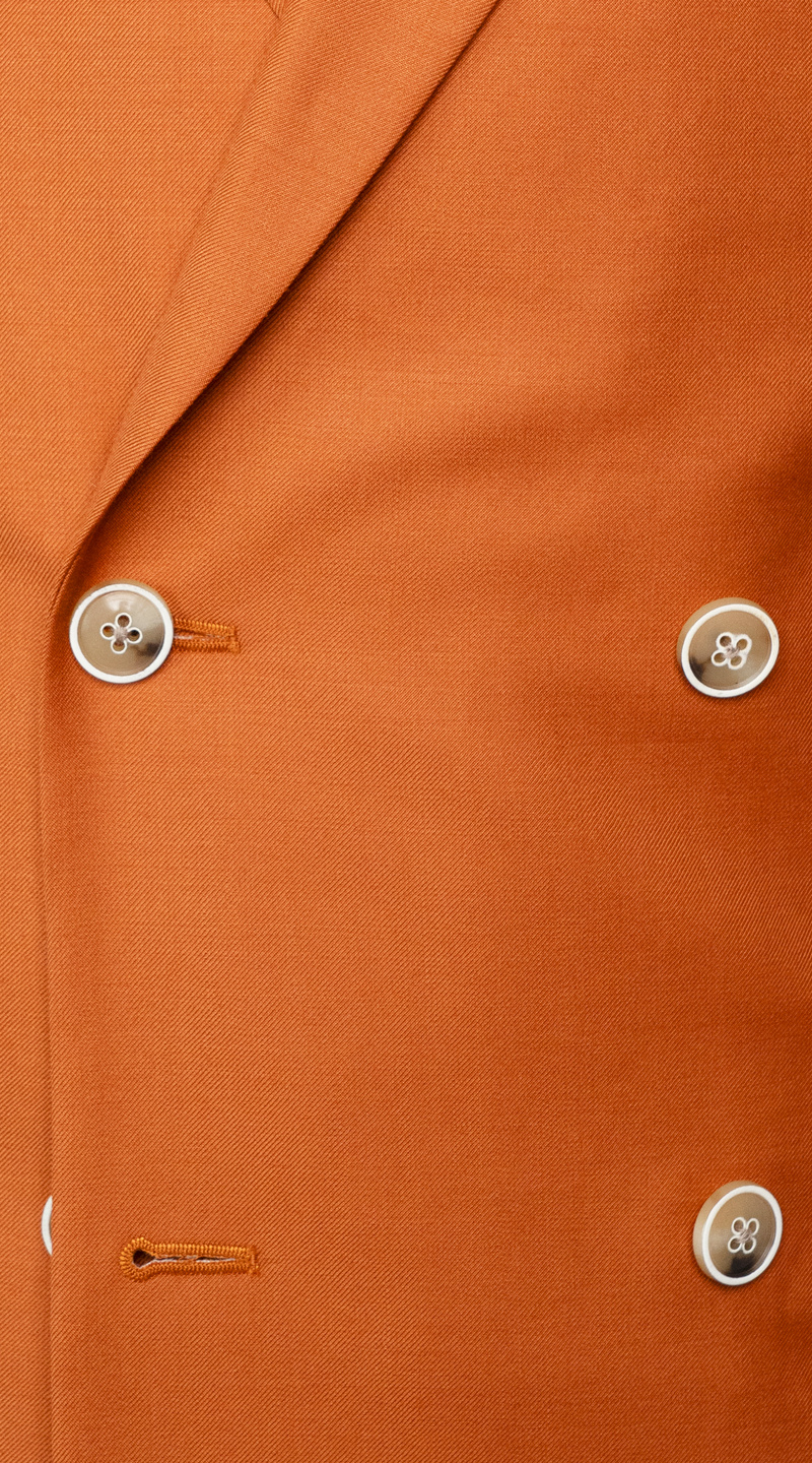 Terracotta Double-Breasted Suit