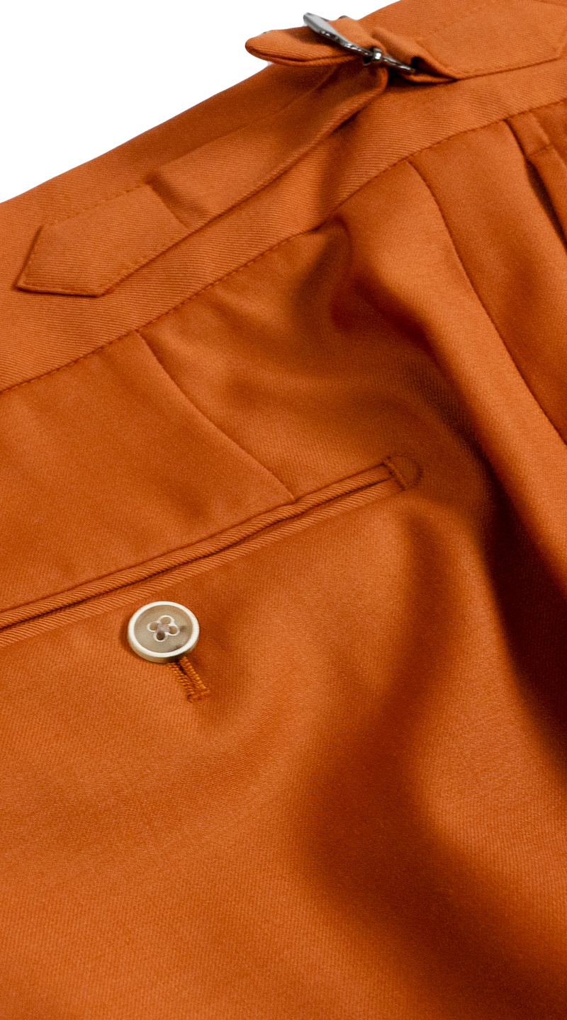 Terracotta Double-Breasted Suit