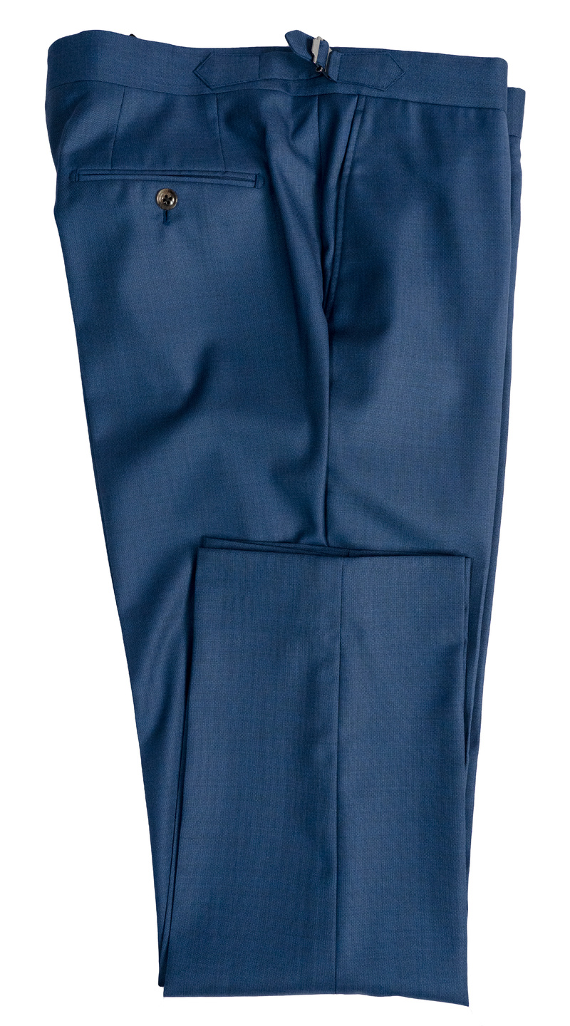 Complet Laine Birdseye Cobalt