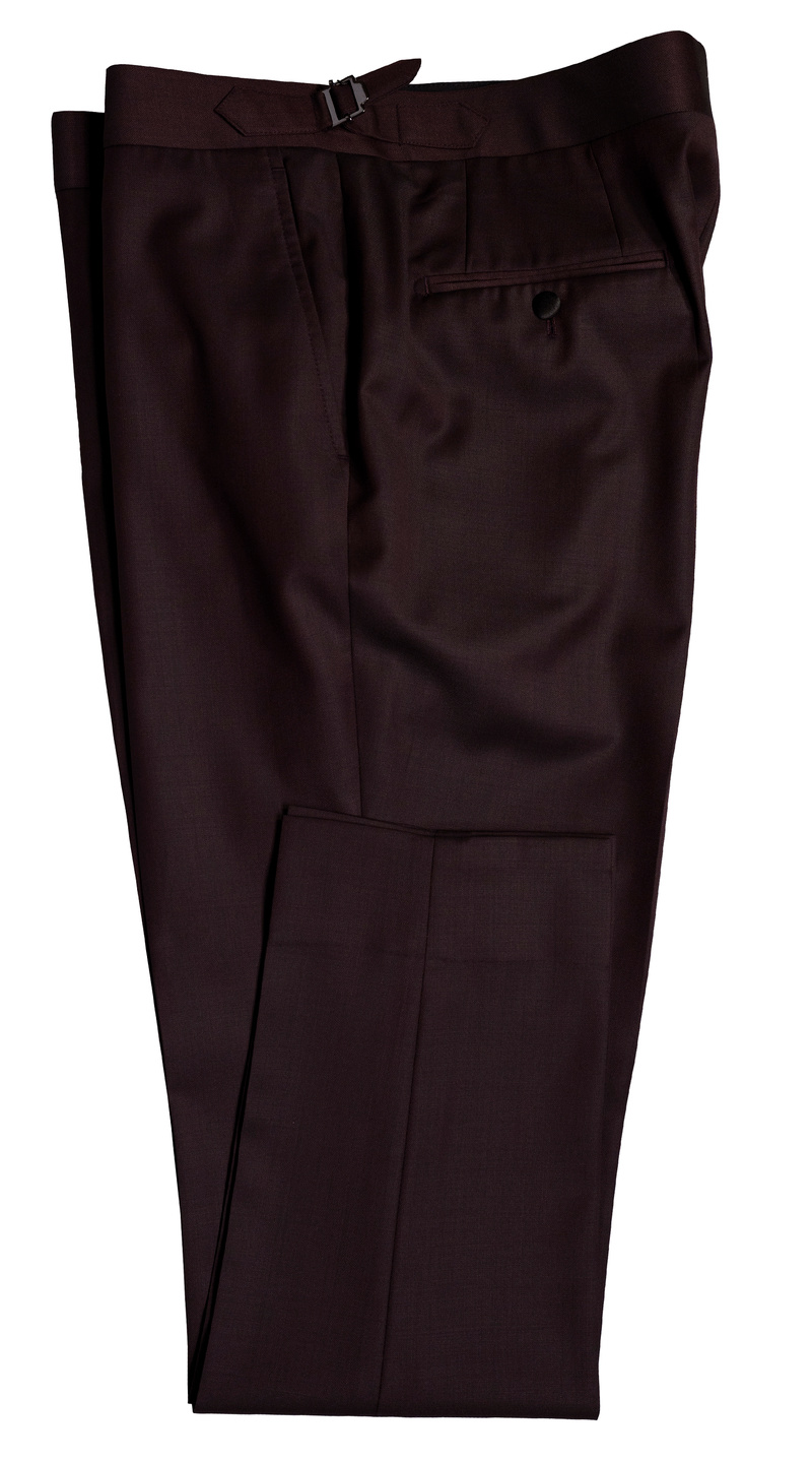 Complet Laine Châle Bordeaux