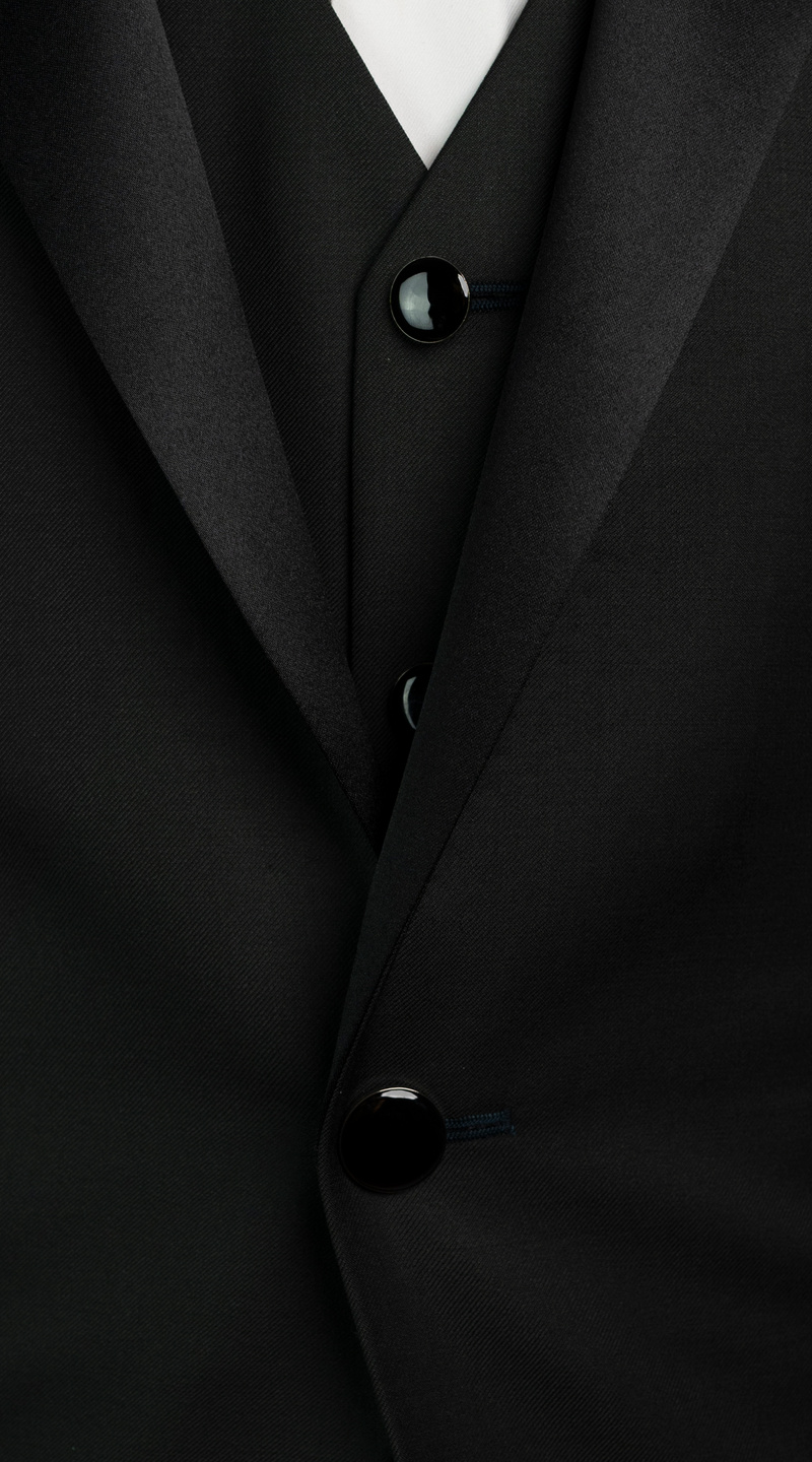 Onyx Black Satin Tux