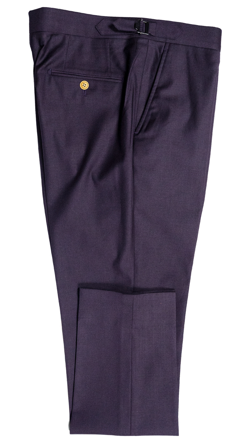 Eggplant Double-Breasted Suit 