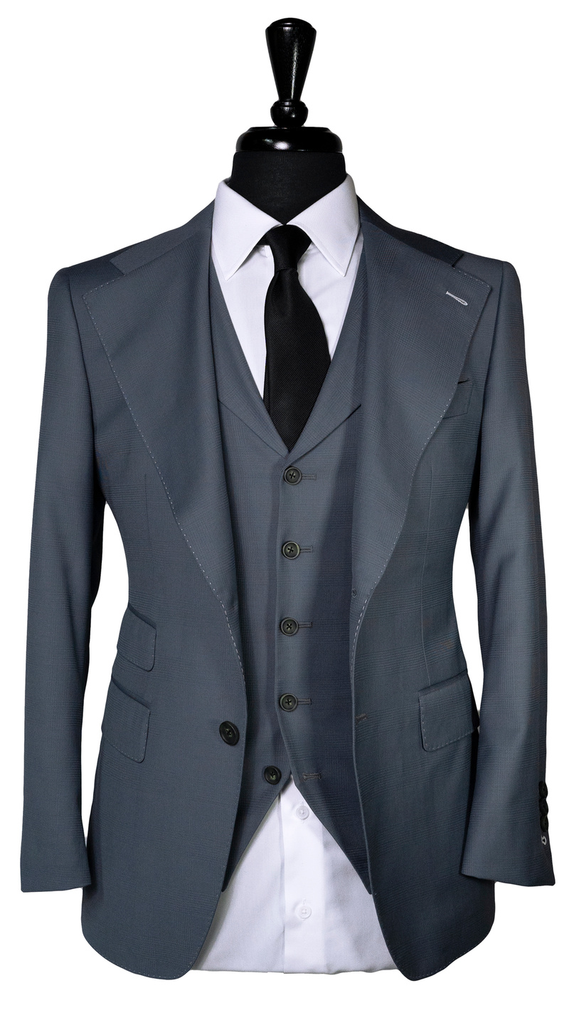 Slate Grey Three-Piece Suit