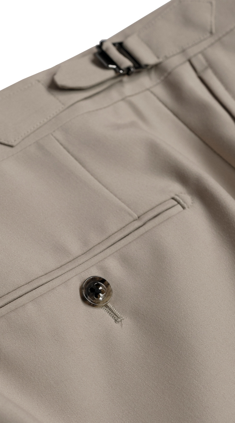 Sandstone Beige Wool Suit