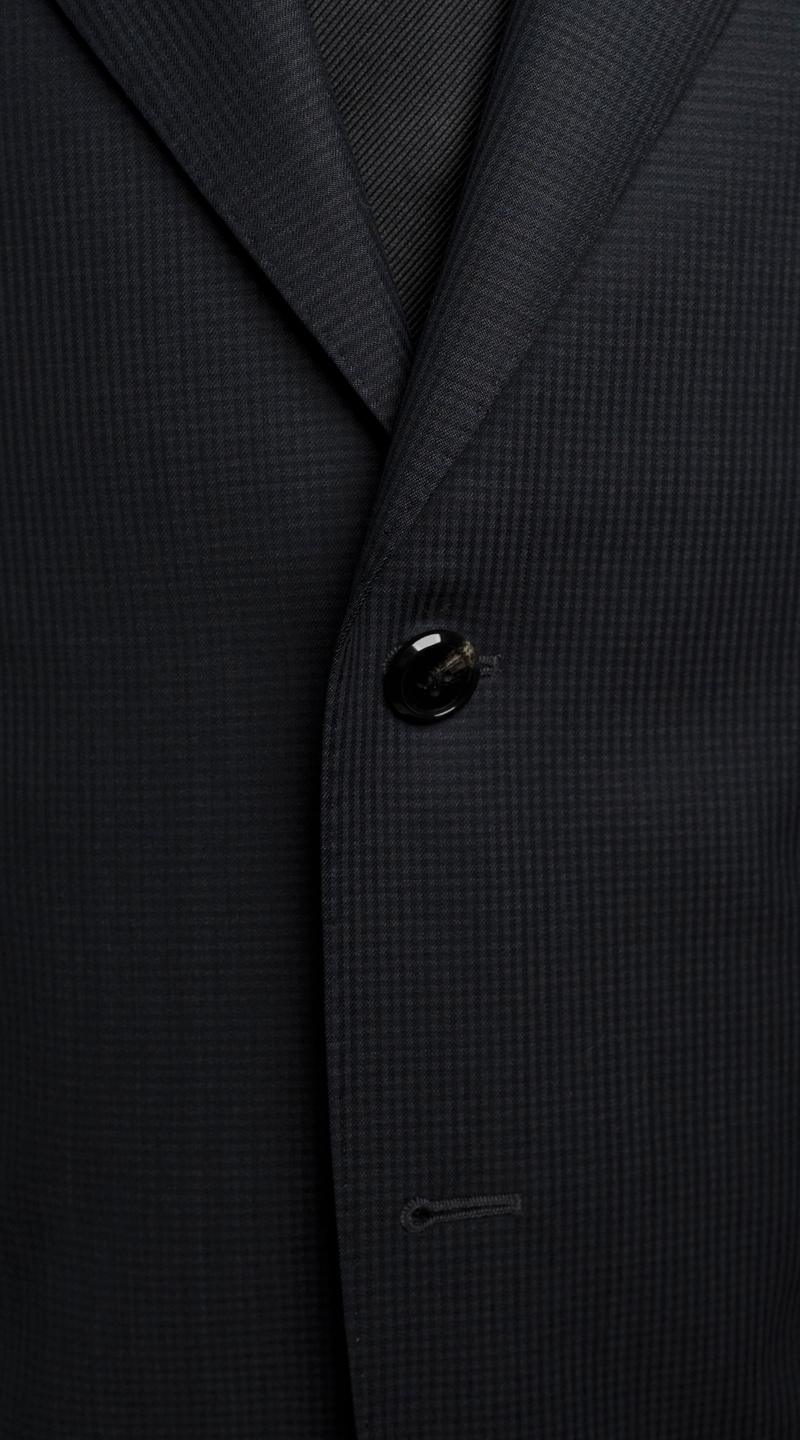 Oxford Blue Gingham Classic Suit 