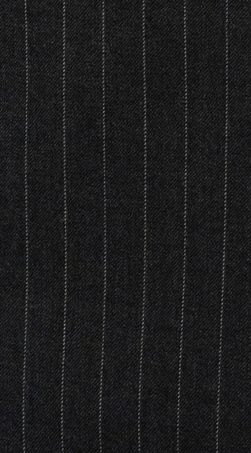Charcoal Pinstripe Double-Breasted Suit
