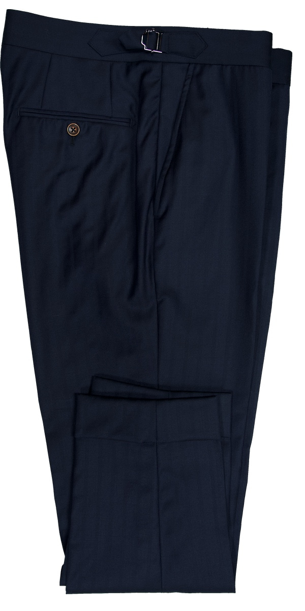 Blue on Blue Stripe Wool Suit