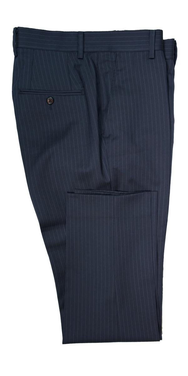 Blue Small Pinstripe Suit