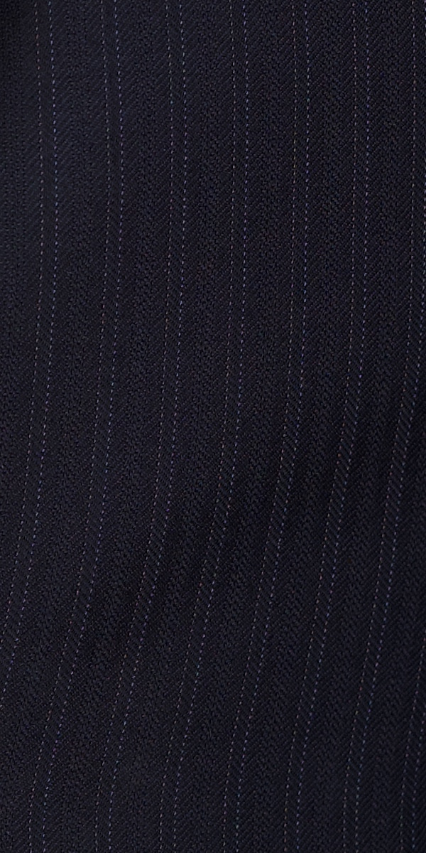 Midnight Blue Subtle Stripe Wool Suit
